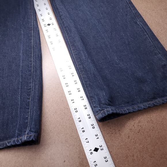 Banana Republic Jeans Women 30/10 Blue Wide Leg High Rise Trouser Casual Chic - Picture 7 of 11